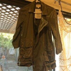 Current Elliot army jacket green military 0 small